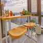 Modern Rectangular Pub Table Set 1/3 Pieces Wooden Counter Table with Backless Stools Clearhalo 'Bar Furniture' 'furn' 'furn_home_bar_bar_sets' 'Furniture' 'Home Bars & Bar Sets' 'home_bar_bar_sets' 'Kitchen & Dining Furniture' 5864643