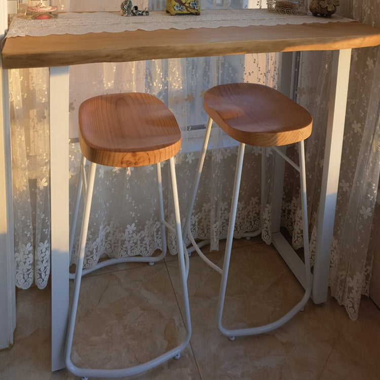 Modern Rectangular Pub Table Set 1/3 Pieces Wooden Counter Table with Backless Stools Clearhalo 'Bar Furniture' 'furn' 'furn_home_bar_bar_sets' 'Furniture' 'Home Bars & Bar Sets' 'home_bar_bar_sets' 'Kitchen & Dining Furniture' 5864649