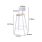 Modern Rectangular Pub Table Set 1/3 Pieces Wooden Counter Table with Backless Stools Clearhalo 'Bar Furniture' 'furn' 'furn_home_bar_bar_sets' 'Furniture' 'Home Bars & Bar Sets' 'home_bar_bar_sets' 'Kitchen & Dining Furniture' 5864653