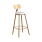 Modern 1/3 Pieces Bar Table Set Rectangle Stone Counter Table with High Stools for Kitchen