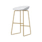 Modern 1/3 Pieces Bar Table Set Rectangle Stone Counter Table with High Stools for Kitchen