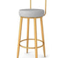 Modern 1/3 Pieces Bar Table Set Rectangle Stone Counter Table with High Stools for Kitchen