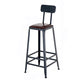 Industrial 1/2/4/7/9 Pieces Bar Table Set Rectangle Bar Table with High Wood Stools Clearhalo 'Bar Furniture' 'furn' 'furn_home_bar_bar_sets' 'Furniture' 'Home Bars & Bar Sets' 'home_bar_bar_sets' 'Kitchen & Dining Furniture' 5864730