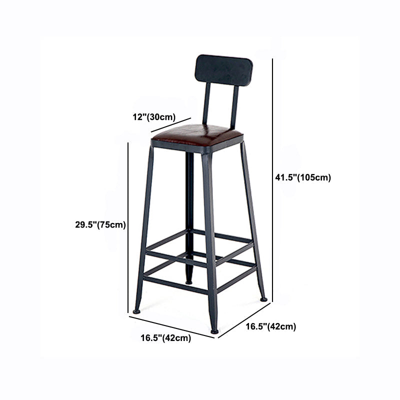 Industrial 1/2/4/7/9 Pieces Bar Table Set Rectangle Bar Table with High Wood Stools Clearhalo 'Bar Furniture' 'furn' 'furn_home_bar_bar_sets' 'Furniture' 'Home Bars & Bar Sets' 'home_bar_bar_sets' 'Kitchen & Dining Furniture' 5864740