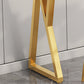 Rectangle Stone Bistro Table Modern Pub Table with Double Pedestal Clearhalo 'Bar Furniture' 'Bar Tables' 'bar_tables' 'furn' 'furn_bar_tables' 'Furniture' 'Kitchen & Dining Furniture' 5865039