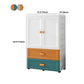 Contemporary Bathroom Wardrobe Plastic Wardrobe Closet with Legs Clearhalo 'Armoires & Wardrobes' 'armoires_wardrobes' 'Bedroom Furniture' 'furn' 'furn_armoires_wardrobes' 'Furniture' 5865305