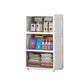 Plastic Contemporary Storage Cabinet Non-Hanging Wardrobe Armoire