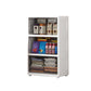 Plastic Contemporary Storage Cabinet Non-Hanging Wardrobe Armoire