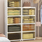 Plastic Contemporary Storage Cabinet Non-Hanging Wardrobe Armoire