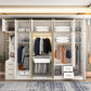 Contemporary Style Wardrobe Wooden Wardrobe Closet with Drawer Clearhalo 'Armoires & Wardrobes' 'armoires_wardrobes' 'Bedroom Furniture' 'furn' 'furn_armoires_wardrobes' 'Furniture' 5865387
