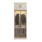 Contemporary Style Wardrobe Wooden Wardrobe Closet with Drawer 31.5"L x 23.6"W x 76.8"H Clear Armories & Top Cabinet Clearhalo 'Armoires & Wardrobes' 'armoires_wardrobes' 'Bedroom Furniture' 'furn' 'furn_armoires_wardrobes' 'Furniture' 5865388