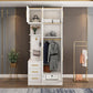 Contemporary Style Wardrobe Wooden Wardrobe Closet with Drawer Clearhalo 'Armoires & Wardrobes' 'armoires_wardrobes' 'Bedroom Furniture' 'furn' 'furn_armoires_wardrobes' 'Furniture' 5865398
