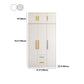 Contemporary Style Wardrobe Wooden Wardrobe Closet with Drawer Clearhalo 'Armoires & Wardrobes' 'armoires_wardrobes' 'Bedroom Furniture' 'furn' 'furn_armoires_wardrobes' 'Furniture' 5865412