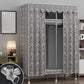 Moderne Style Garderobe Metal 2 Regale Kleiderschrankschrank für Schlafzimmer