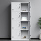 Moderne Kleiderschrankschrank Metallgarderobe Armoire für Schlafzimmer