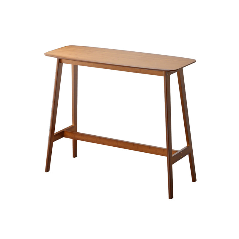Juego de mesa de pub rectangular Modena de 1/2/3 piezas, mesa de mostrador de madera con taburetes altos