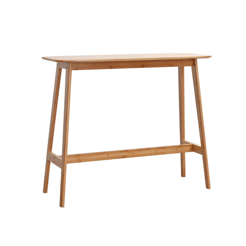 Juego de mesa de pub rectangular Modena de 1/2/3 piezas, mesa de mostrador de madera con taburetes altos