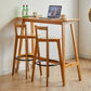 Juego de mesa de pub rectangular Modena de 1/2/3 piezas, mesa de mostrador de madera con taburetes altos