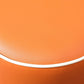 Orange Leather Round Standard Water Resistant Indoor Standard Clearhalo 'furn' 'furn_ottomans_poufs' 'Furniture' 'Living Room Furniture' 'Ottomans & Poufs' 'ottomans_poufs' 5865558