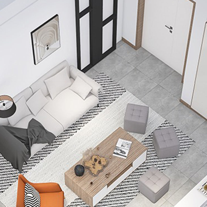 Contemporary Pouf Ottoman PU Leather Upholstered Tufted Square Ottoman with Storage Clearhalo 'furn' 'furn_ottomans_poufs' 'Furniture' 'Living Room Furniture' 'Ottomans & Poufs' 'ottomans_poufs' 5865641