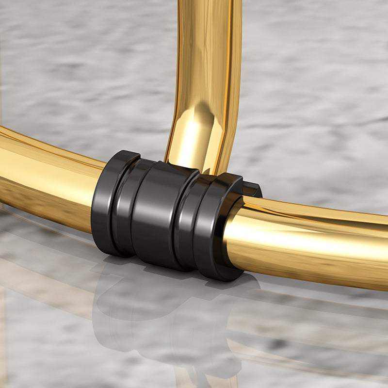 Indoor Round Ottoman Glam Standard Stain Resistant Velvet Ottoman Clearhalo 'furn' 'furn_ottomans_poufs' 'Furniture' 'Living Room Furniture' 'Ottomans & Poufs' 'ottomans_poufs' 5865691