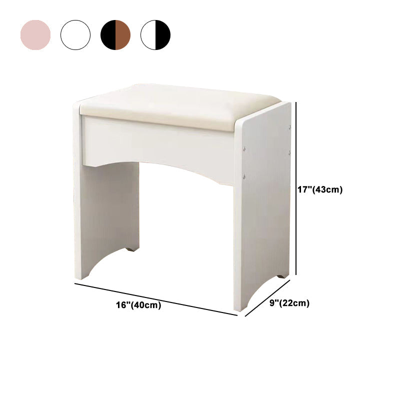 Modern PU Leather Ottoman Plain Rectangle Wood Frame Fade Resistant Target Pouf Clearhalo 'furn' 'furn_ottomans_poufs' 'Furniture' 'Living Room Furniture' 'Ottomans & Poufs' 'ottomans_poufs' 5865804