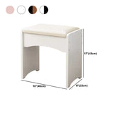 Modern PU Leather Ottoman Plain Rectangle Wood Frame Fade Resistant Target Pouf Clearhalo 'furn' 'furn_ottomans_poufs' 'Furniture' 'Living Room Furniture' 'Ottomans & Poufs' 'ottomans_poufs' 5865804