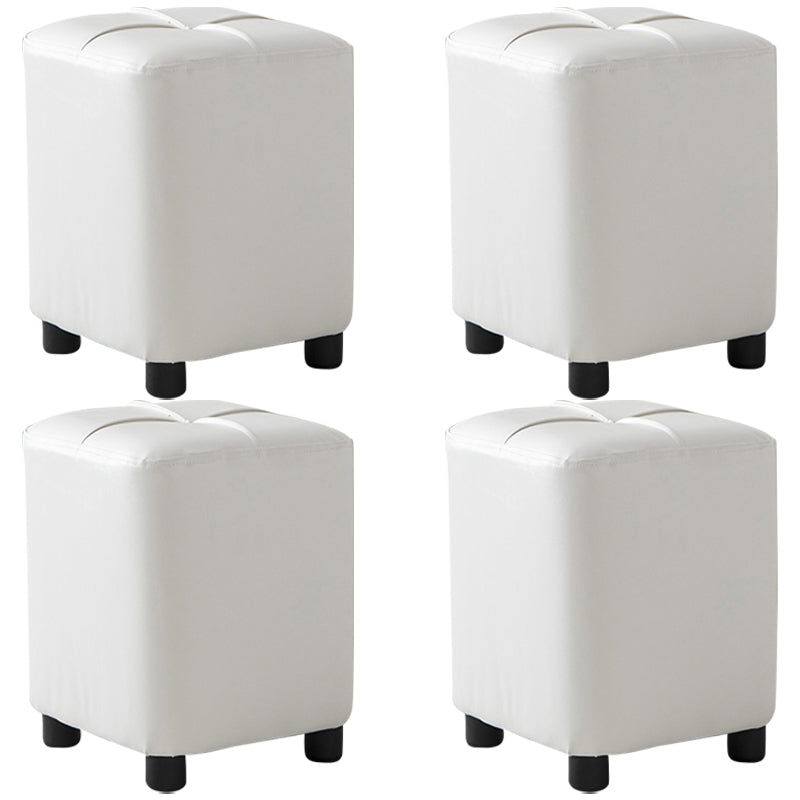 Moderne vlekbestendige Ottomaanse cirkelvorm Geelleren kubus