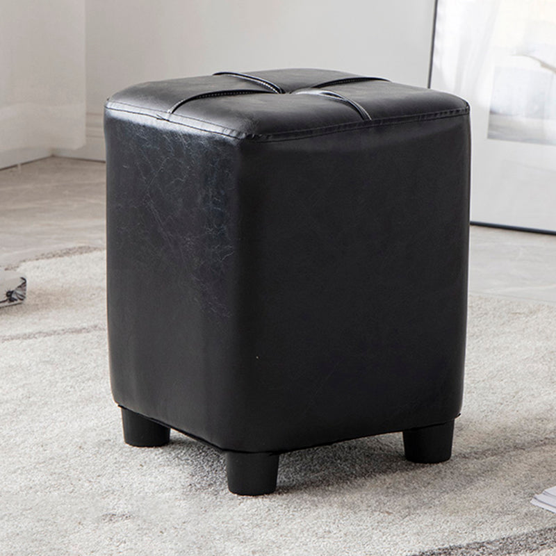 Moderne vlekbestendige Ottomaanse cirkelvorm Geelleren kubus