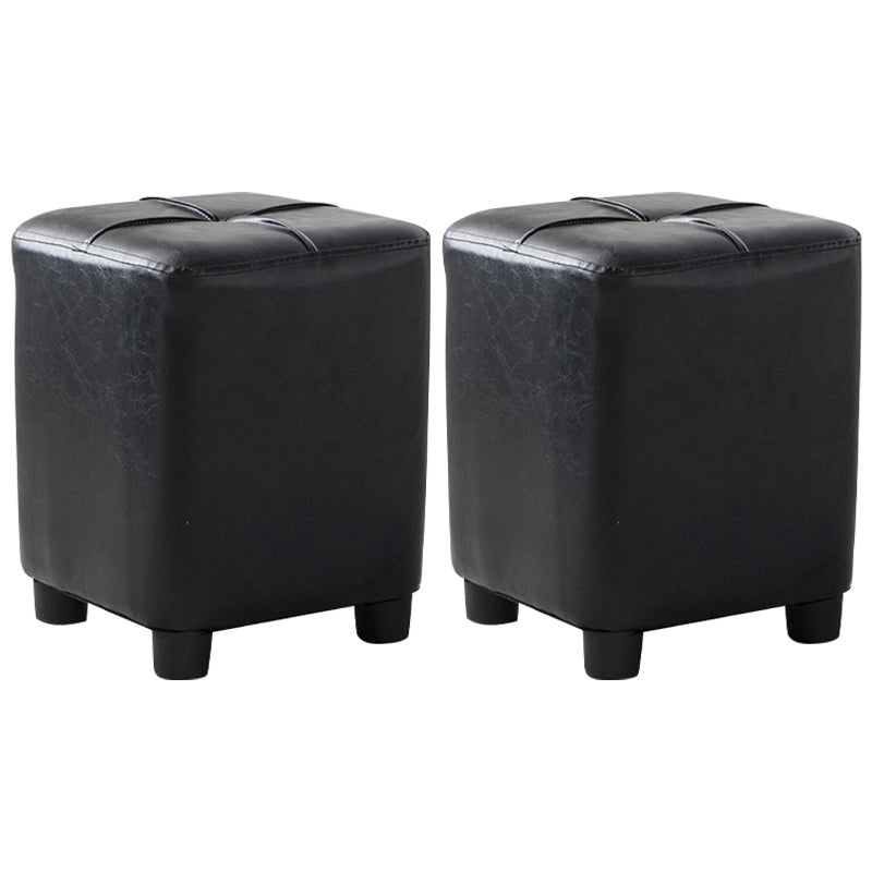 モダンな染色耐性オスマンサークル形状黄色の革のキューブ