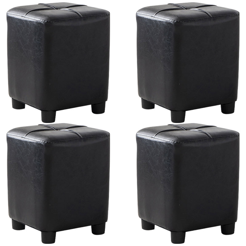 モダンな染色耐性オスマンサークル形状黄色の革のキューブ