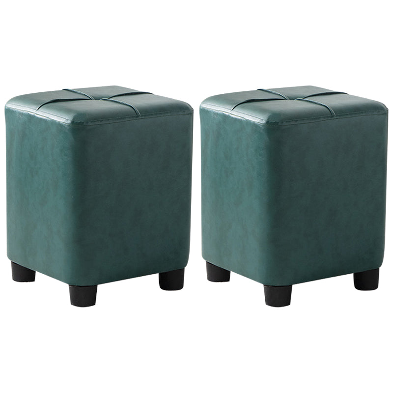 Moderne vlekbestendige Ottomaanse cirkelvorm Geelleren kubus