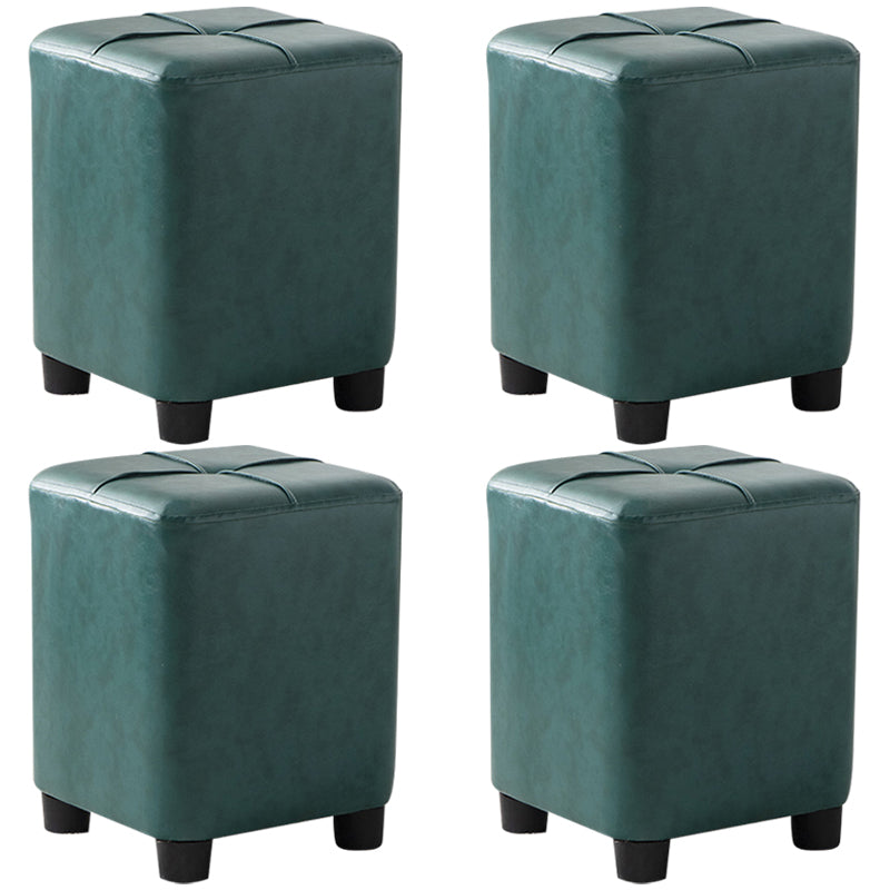 モダンな染色耐性オスマンサークル形状黄色の革のキューブ