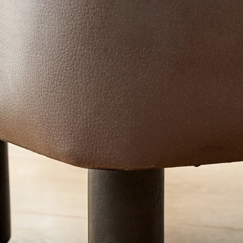 Contemporary Ottoman Faux Leather Upholstered Rectangle Ottoman Clearhalo 'furn' 'furn_ottomans_poufs' 'Furniture' 'Living Room Furniture' 'Ottomans & Poufs' 'ottomans_poufs' 5866174