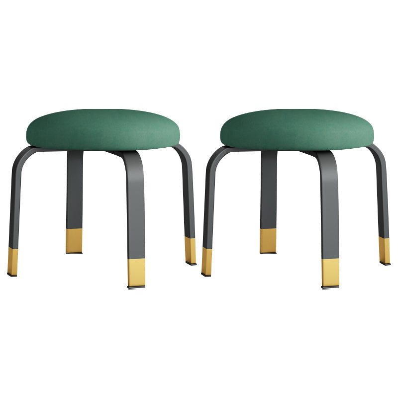 フットスツールオットマン涙抵抗性固体グラムコットンブレンドラウンドオットマン