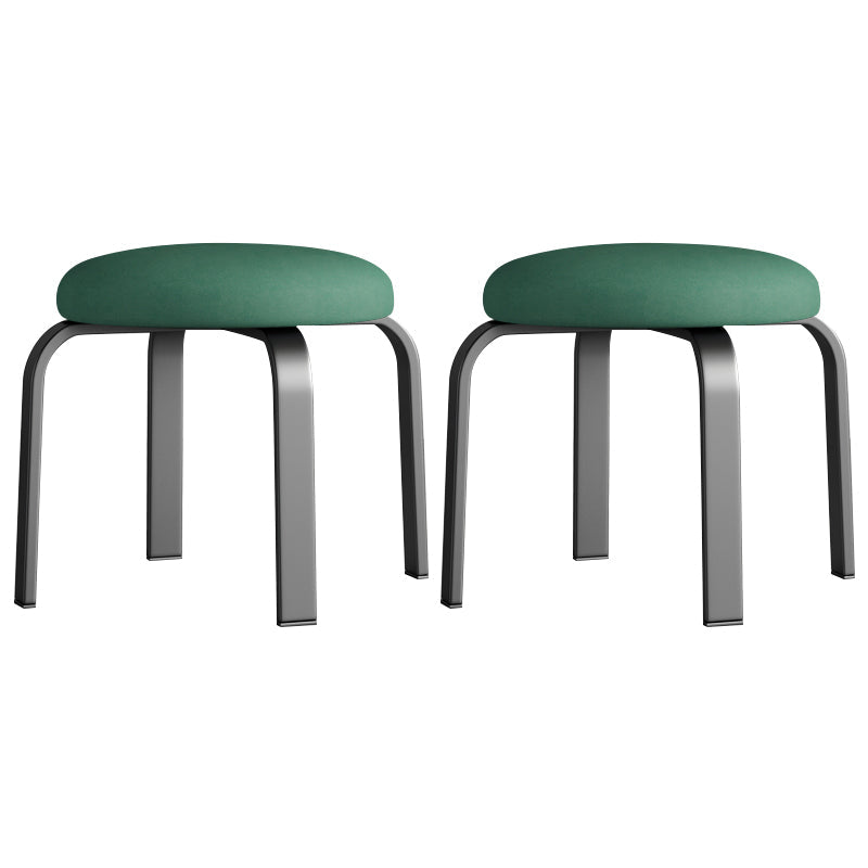 フットスツールオットマン涙抵抗性固体グラムコットンブレンドラウンドオットマン