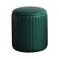 Modern PU Leather Pouf Chair Plain Cylinder Shape Tear Resistant Couch Ottoman Blackish Green 1 Piece Clearhalo 'furn' 'furn_ottomans_poufs' 'Furniture' 'Living Room Furniture' 'Ottomans & Poufs' 'ottomans_poufs' 5866400