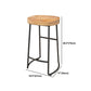 Modern 1/9 Pieces Bar Table Set Rectangle Pine Wood Counter Table with Stools for Cafe Clearhalo 'Bar Furniture' 'furn' 'furn_home_bar_bar_sets' 'Furniture' 'Home Bars & Bar Sets' 'home_bar_bar_sets' 'Kitchen & Dining Furniture' 5866581