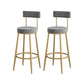 White Stone Bar Table Set 1/2/3 Pcs Free Form Bar Table with Armless Bar Stools