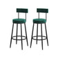 White Stone Bar Table Set 1/2/3 Pcs Free Form Bar Table with Armless Bar Stools