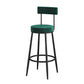 White Stone Bar Table Set 1/2/3 Pcs Free Form Bar Table with Armless Bar Stools