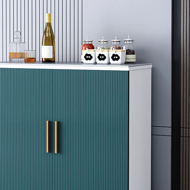 Glam Style Buffet Sideboard Sintered Stone Top Sideboard with Door Clearhalo 'buffet_sideboard' 'Buffets & Sideboards' 'furn' 'furn_buffet_sideboard' 'Furniture' 'Kitchen & Dining Furniture' 5866623