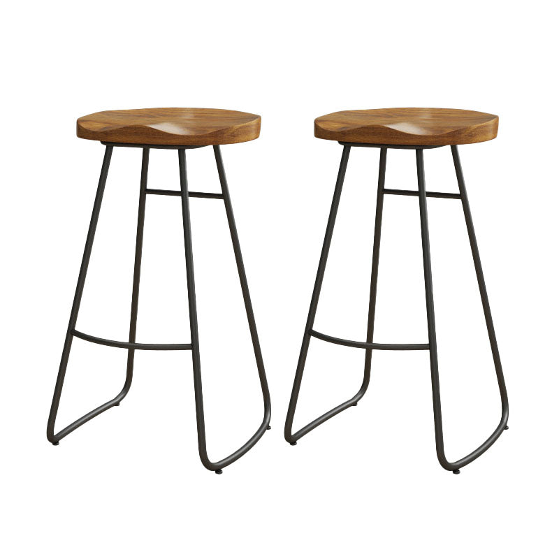 1/2/5/6 Pieces Luxurious Rectangular Pub Table Set Wooden Counter Table Set Wood 30"H Stools (Set of 2) Clearhalo 'Bar Furniture' 'furn' 'furn_home_bar_bar_sets' 'Furniture' 'Home Bars & Bar Sets' 'home_bar_bar_sets' 'Kitchen & Dining Furniture' 5866645
