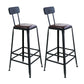 1/2/5/6 Pieces Luxurious Rectangular Pub Table Set Wooden Counter Table Set Black 30"H Stools (Set of 2) Clearhalo 'Bar Furniture' 'furn' 'furn_home_bar_bar_sets' 'Furniture' 'Home Bars & Bar Sets' 'home_bar_bar_sets' 'Kitchen & Dining Furniture' 5866646