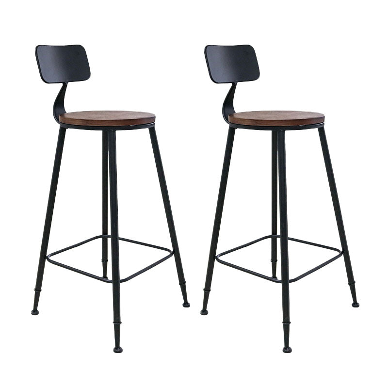1/2/5/6 Pieces Luxurious Rectangular Pub Table Set Wooden Counter Table Set Brown 30"H Stools (Set of 2) Clearhalo 'Bar Furniture' 'furn' 'furn_home_bar_bar_sets' 'Furniture' 'Home Bars & Bar Sets' 'home_bar_bar_sets' 'Kitchen & Dining Furniture' 5866648