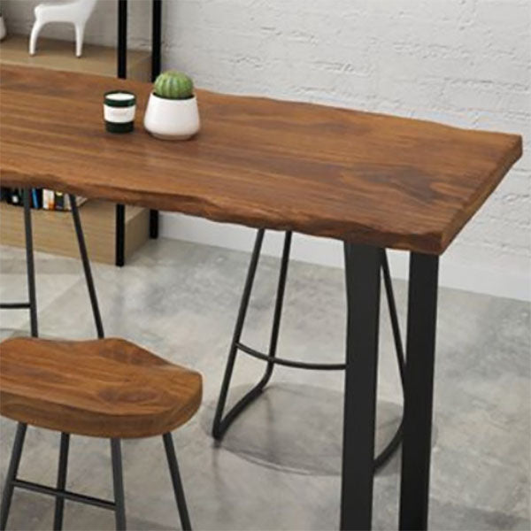 1/2/5/6 Pieces Luxurious Rectangular Pub Table Set Wooden Counter Table Set Clearhalo 'Bar Furniture' 'furn' 'furn_home_bar_bar_sets' 'Furniture' 'Home Bars & Bar Sets' 'home_bar_bar_sets' 'Kitchen & Dining Furniture' 5866653