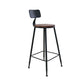 1/2/5/6 Pieces Luxurious Rectangular Pub Table Set Wooden Counter Table Set Clearhalo 'Bar Furniture' 'furn' 'furn_home_bar_bar_sets' 'Furniture' 'Home Bars & Bar Sets' 'home_bar_bar_sets' 'Kitchen & Dining Furniture' 5866658