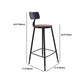 1/2/5/6 Pieces Luxurious Rectangular Pub Table Set Wooden Counter Table Set Clearhalo 'Bar Furniture' 'furn' 'furn_home_bar_bar_sets' 'Furniture' 'Home Bars & Bar Sets' 'home_bar_bar_sets' 'Kitchen & Dining Furniture' 5866661