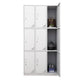 Contemporary Metal Wardrobe Freestanding Wardrobe Closet with Locks