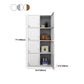 Contemporary Metal Wardrobe Freestanding Wardrobe Closet with Locks